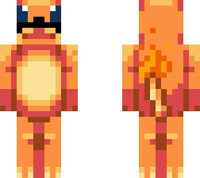 charmander with mustache