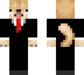 Dog in suit | Minecraft Skin