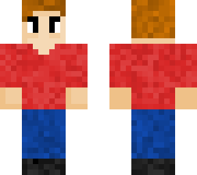 generic man in red shirt