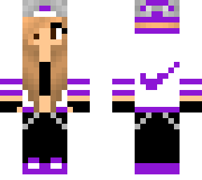 purple nike girl