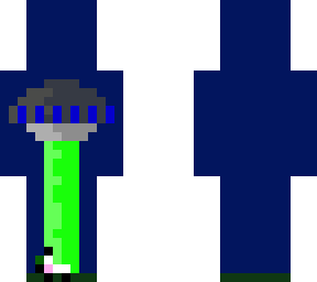 ufo pixel art with sheepy
