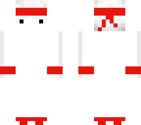 white-red ninja
