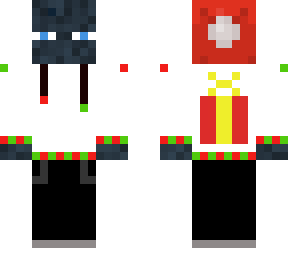 cool christmas enderman
