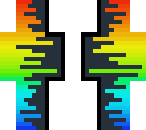 evil vs. rainbow fade