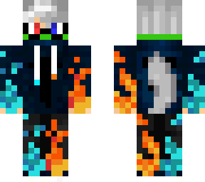 flame ice with glasses