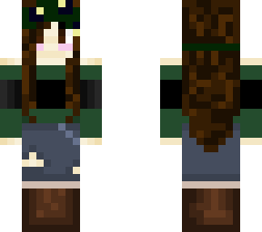 green hoodie girl