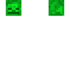 green skeleton head