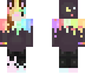 rainbow bunny girl (edit of rainbow drop boy)