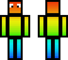 the blocky rainbow fade