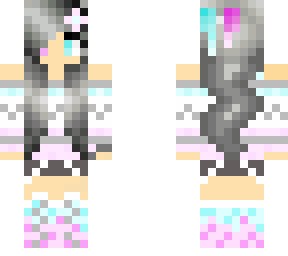 lit cute girl neon blue and pink clothes