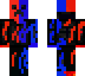 red and blue