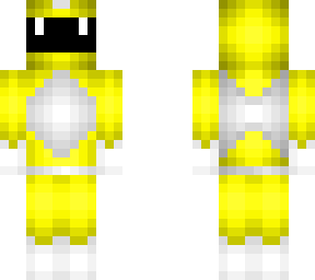 yellow mighty morphin power ranger (fixed helmet)