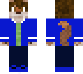 blue jacket