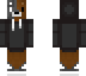 cyborg bear in hood