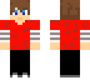 gamer boy in red shirt