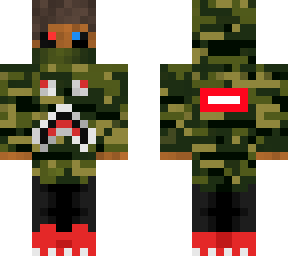 half osieteyo half megalovania bape black guy