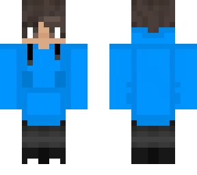 light blue hood