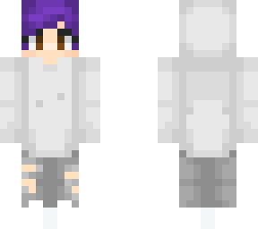 purple hair girl