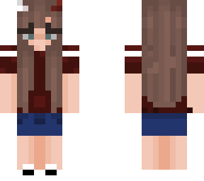 red + white devil girl fix (base from xevieee)