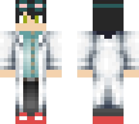 scientist with gray streak
