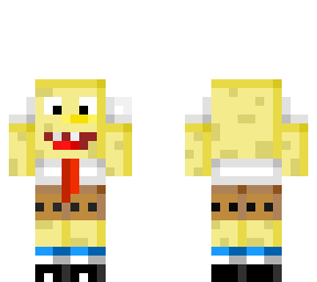 Spongebob Small Minecraft Skin