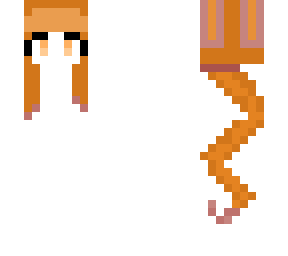 the orange faded bunny - hair base not shaded.