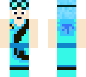 tournament dantdm blue hair (ninjago)