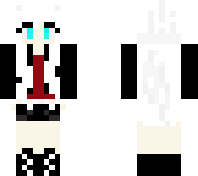 white haired girl