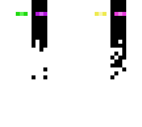black+white two-faced enderman