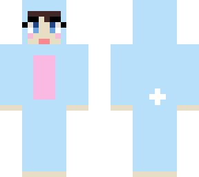 blue bunny girl.