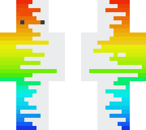 fading rainbow (white)