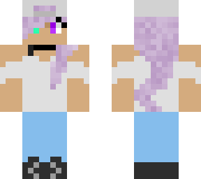 luna, role play minecraft skin