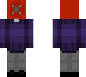 phone guy purple sweater