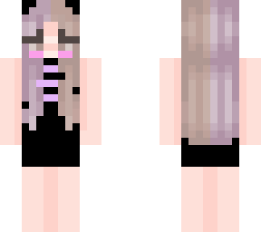 purple kitty girl _
