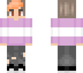 purple sweater