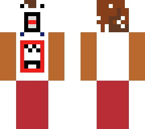 stupidist skin on minecraft