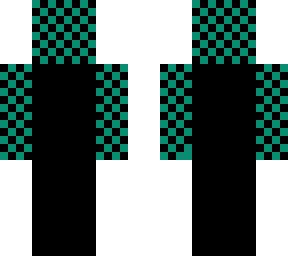 teal and black