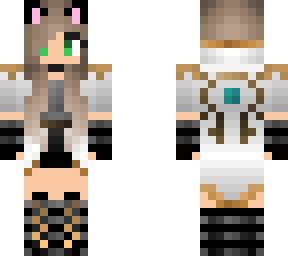 warrior catgirl (white)