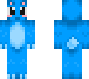 a cute blue guy