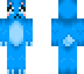 a sad blue guy