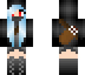 blue hair assassin