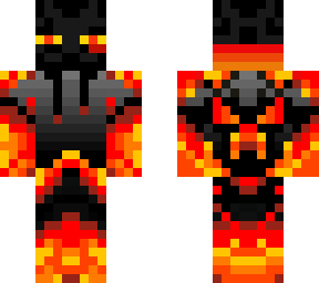 flaming gamer enderman
