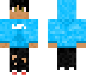 guy blue bape outfit