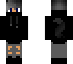 man in black