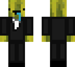 my melon skin with a suit (and saliva obviously)