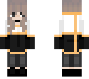 orange white and black