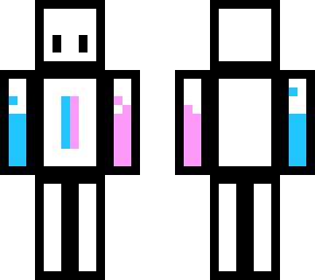 pink and blue stickman