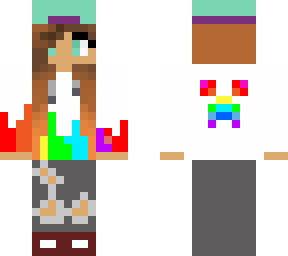 rainbow creeper girl!