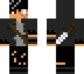 sword guy with a hoodie