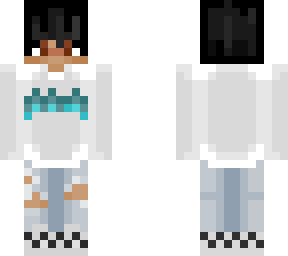 white and aqua thrasher boy